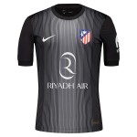 Günstige Fußballtrikots Atlético Madrid Oblak 13 Torwart 2025-26 Schwarze Kurzarm
